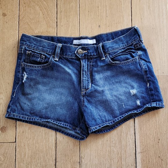 Old Navy Dark Wash Mid-Rise Jeans Size 8 - Picture 1 of 10